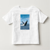 ConnecticutHumpback Whale Scene Kinder Shirts (Voorkant)