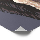 ConnecticutMoose Up Sluiten Poster (Hoek)