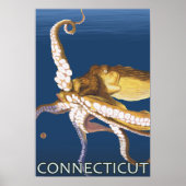 ConnecticutOctopus Scene Poster (Voorkant)