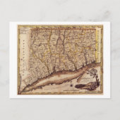 ConnecticutPanoramaMapConnecticut 2 Briefkaart (Voorkant)