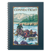 ConnecticutRiver Rafting Scene Notitieboek (Voorkant)