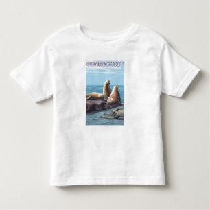 ConnecticutSea Lions Scene Kinder Shirts