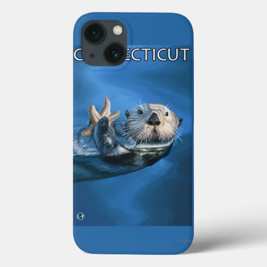 ConnecticutSea Otter Scene Case-Mate iPhone Case (Achterkant)