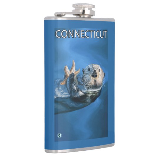 ConnecticutSea Otter Scene Heupfles (Rechts)