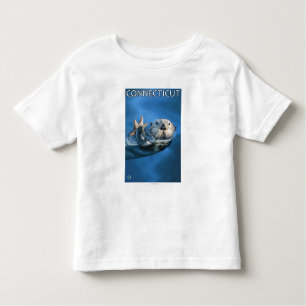 ConnecticutSea Otter Scene Kinder Shirts