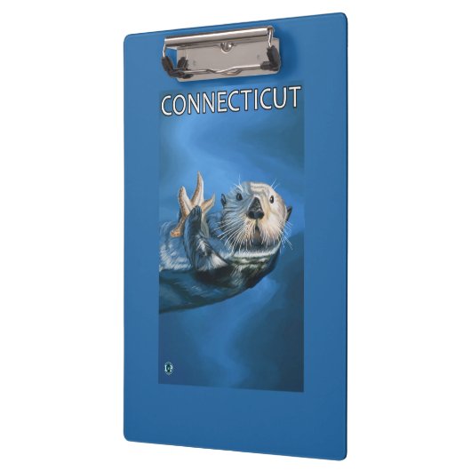 ConnecticutSea Otter Scene Klembord (Links)