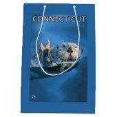 ConnecticutSea Otter Scene Medium Cadeauzakje (Achterkant)