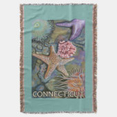 ConnecticutTidepool-scène Deken (Voorkant Verticaal)