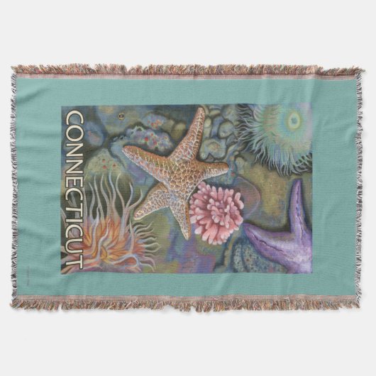 ConnecticutTidepool-scène Deken (Voorkant)