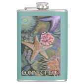 ConnecticutTidepool-scène Heupfles (Voorkant)