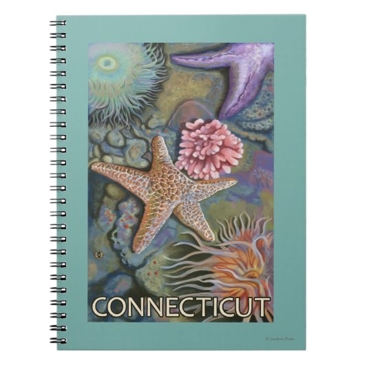 ConnecticutTidepool-scène Notitieboek (Voorkant)