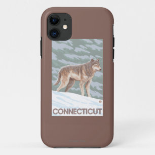 ConnecticutWolf Scene iPhone 11 Hoesje