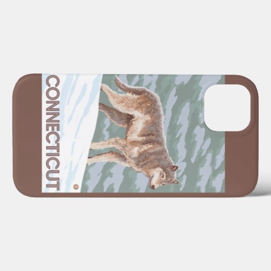 ConnecticutWolf Scene Case-Mate iPhone Case (Achterkant (horizontaal))