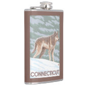 ConnecticutWolf Scene Heupfles (Rechts)