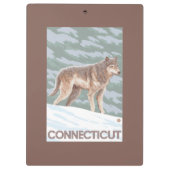 ConnecticutWolf Scene Klembord (Achterkant)