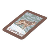 ConnecticutWolf Scene Magneet (Linkerzijde)