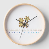 Connecting Sober Wandklok - Sober & Sterk (Voorkant)