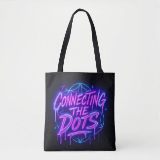 Connecting The Dots - Boodschappentas Tote Bag