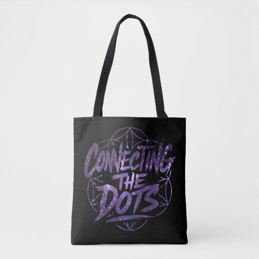 Connecting The Dots Tote Bag Glitter (Voorkant)