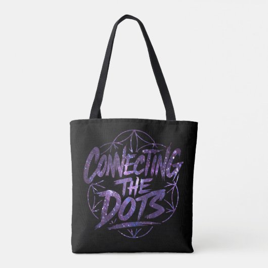 Connecting The Dots Tote Bag Glitter (Achterkant)