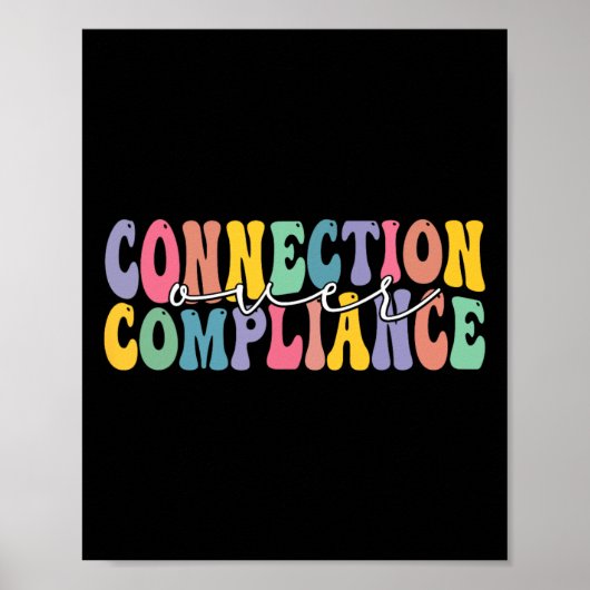 Connection Over Compliance Awareness Month Poster (Voorkant)