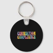 Connection Over Compliance Awareness Month Sleutelhanger (Voorkant)
