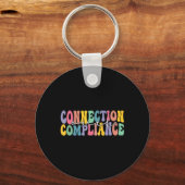 Connection Over Compliance Awareness Month Sleutelhanger (Voorkant)