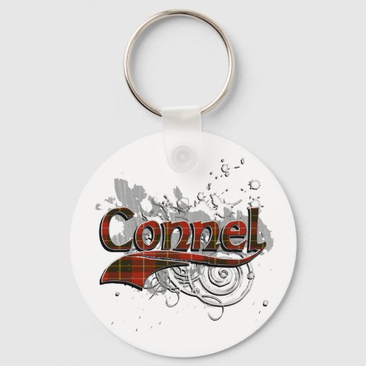 Connel Tartan Grunge Sleutelhanger (Voorkant)