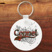 Connel Tartan Grunge Sleutelhanger (Voorkant)