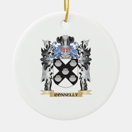 Connelly Coat of Arms - Family Crest Keramisch Ornament (Voorkant)