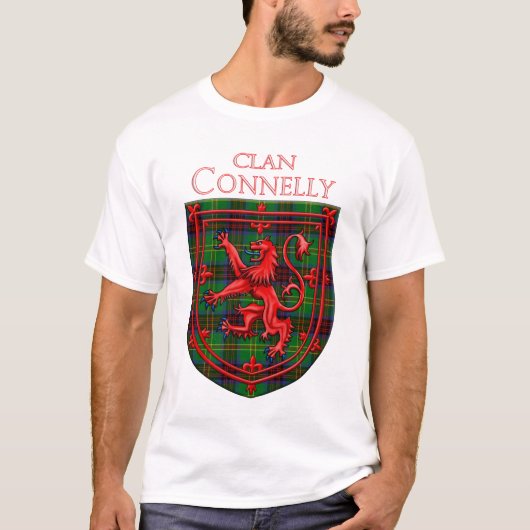 Connelly Hunting Tartan Scottish Plaid T-shirt (Voorkant)