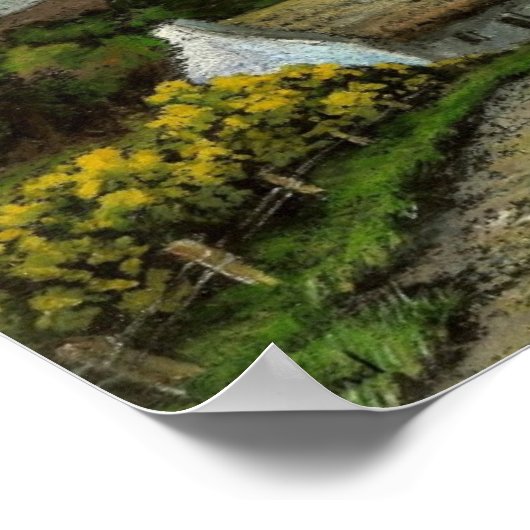 Connemara-behuizingen Poster (Hoek)