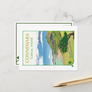 Connemara, Briefkaart van Galway