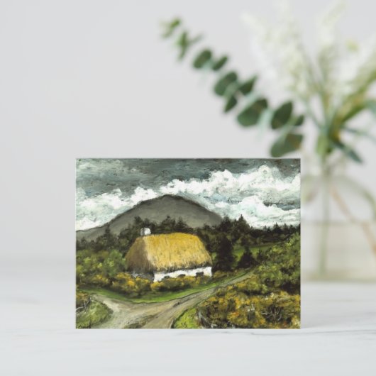 Connemara cottage briefkaart (Staand voorkant)