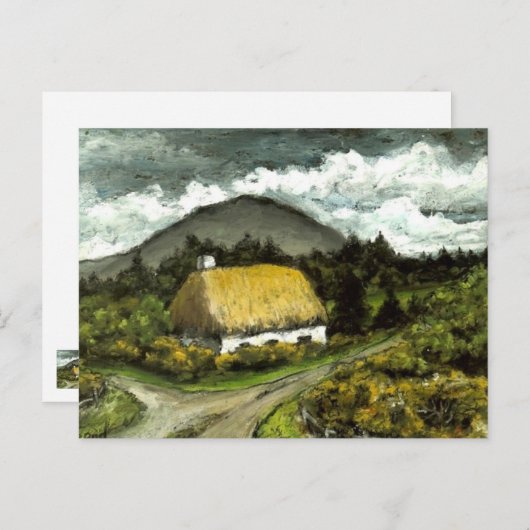 Connemara cottage briefkaart (Voorkant / Achterkant)