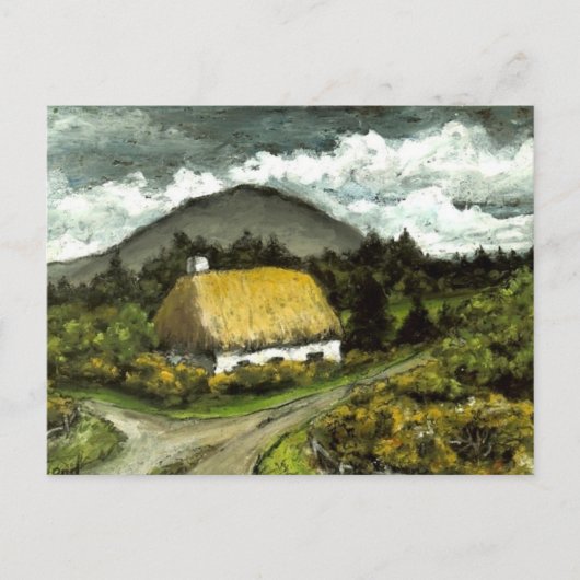 Connemara cottage briefkaart (Voorkant)