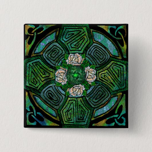 Connemara Cross Button (Voorkant)