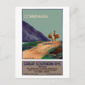  Connemara Ierland reisposter Briefkaart (Voorkant)