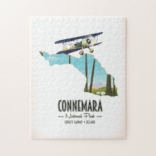 Connemara National Park County Galway Ireland kaar Legpuzzel (Verticaal)