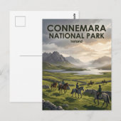 Connemara National Park Ierland Briefkaart (Voorkant / Achterkant)