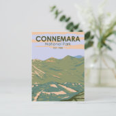 Connemara National Park Ireland Twelve Bens Travel Briefkaart (Staand voorkant)