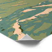 Connemara National Park Ireland Twelve Bens Travel Poster (Hoek)