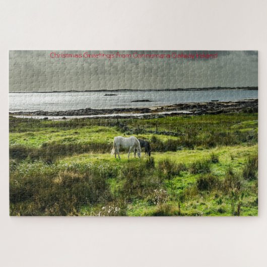 Connemara pony Galway Ireland Jigzaag Puzzle Legpuzzel (Horizontaal)