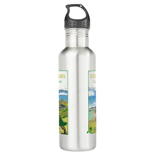 Connemara Reizen Poster Design Waterfles Waterfles (Achterkant)