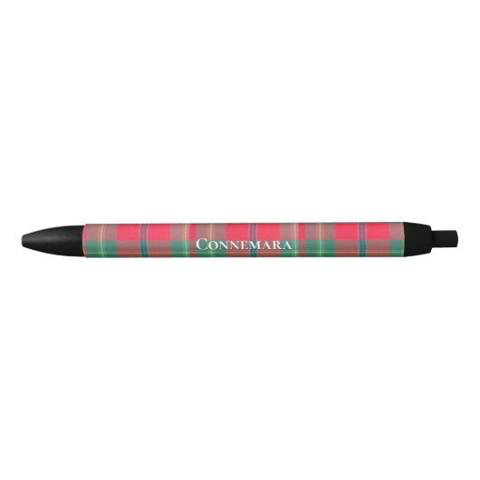 Connemara Tartan  Zwarte Inkt Pen (Voorkant)