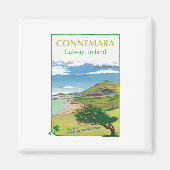 Connemara Travel Poster Design Magnet (Voorkant)