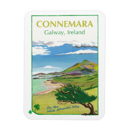 Connemara Travel Poster Fridge Magnet Magneet