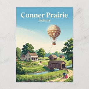 Conner Prairie Indiana Briefkaart