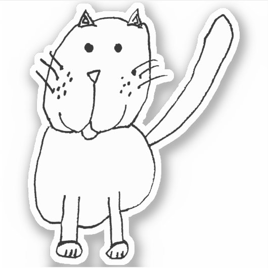 Conner's Cat Sticker (Voorkant)