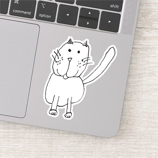 Conner's Cat Sticker (Detail)